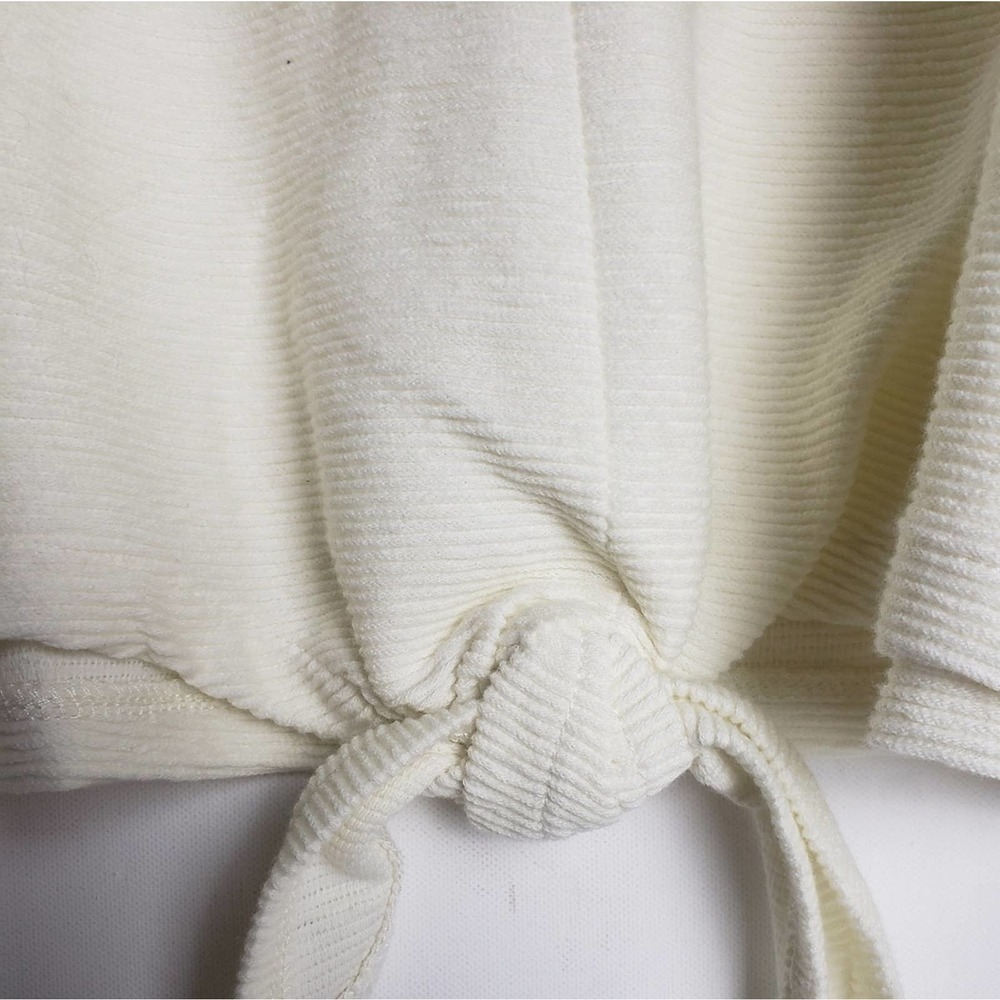 NEW! MADWELL Texture & Thread Front Tie Top 2x. - Picture 5 of 7